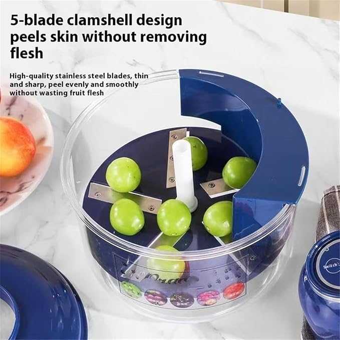 Automatic Small Rechargable Fruit Peeler Machine