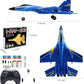 Fremego SU-27 RC Airplane,2.4GHz 2 Channel Remote Control Plane with Gyro Night Lights and 2 Batteries, Easy to Fly for Adults, Beginners and Kids